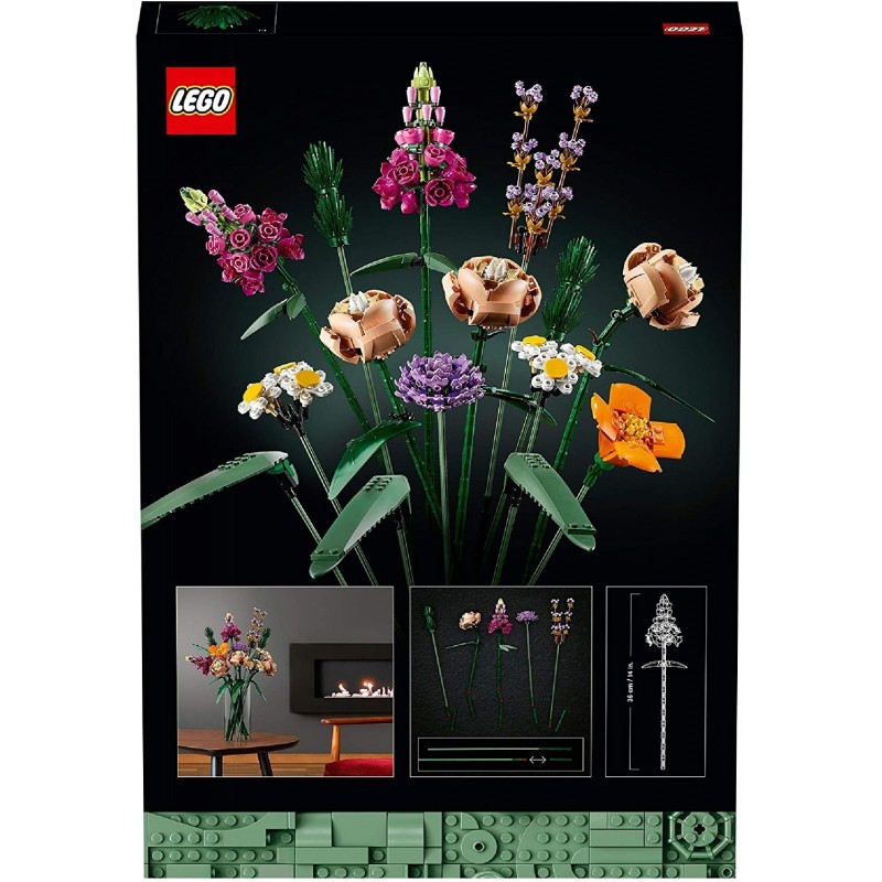 LEGO Creator Expert Flower Bouquet, Artificial Flowers Μπουκέτο Λουλουδιών 10280 - LEGO, LEGO Creator