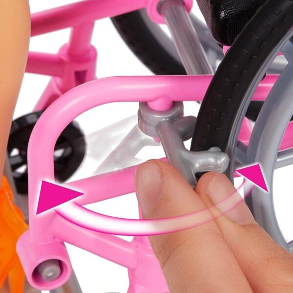 Barbie Barbie Barbie Fashionistas Με Αναπηρικό Αμαξίδιο GRB93 Κορίτσι 3-4 ετών, 4-5 ετών, 5-7 ετών