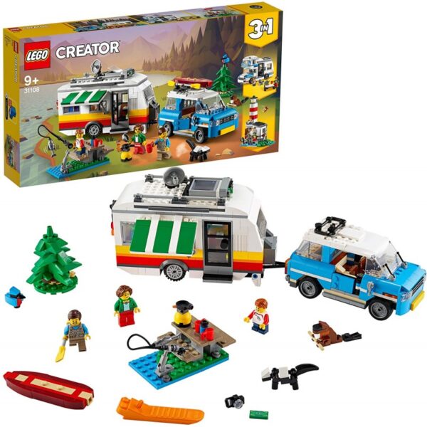  LEGO Creator Οικογενειακές Διακοπές Με Τροχόσπιτο 31108 LEGO, LEGO Creator 12 ετών +, 5-7 ετών Αγόρι, Κορίτσι