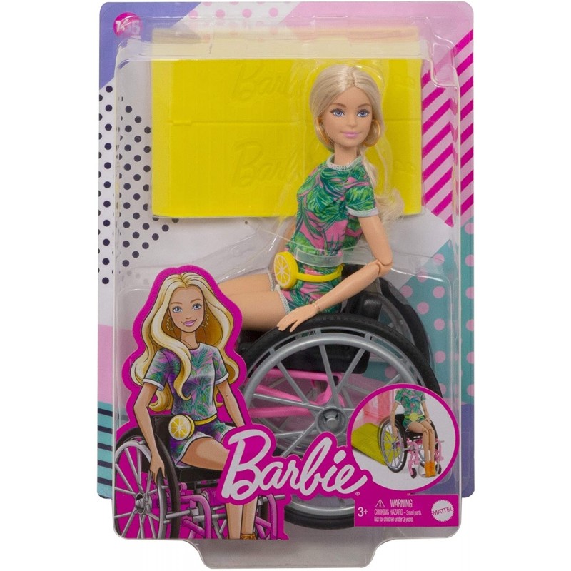 Barbie Fashionistas Με Αναπηρικό Αμαξίδιο GRB93 - Barbie