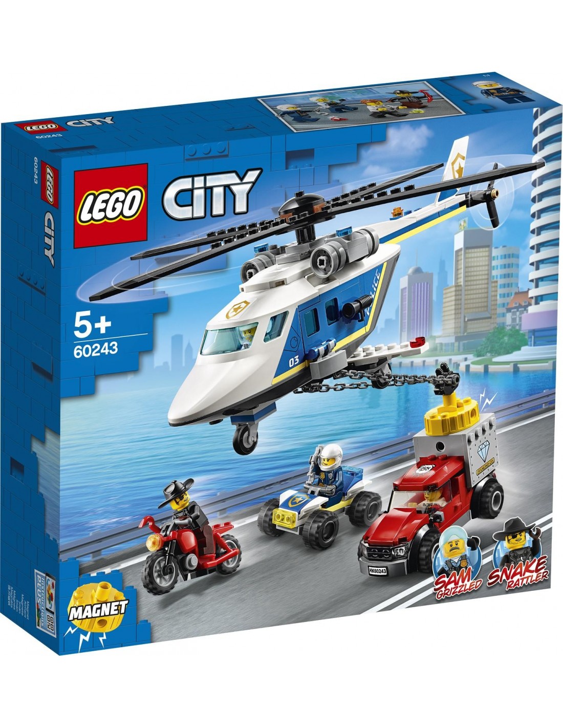 LEGO City Police Καταδίωξη Με Αστυνομικό Ελικόπτερο 60243 - LEGO, LEGO City