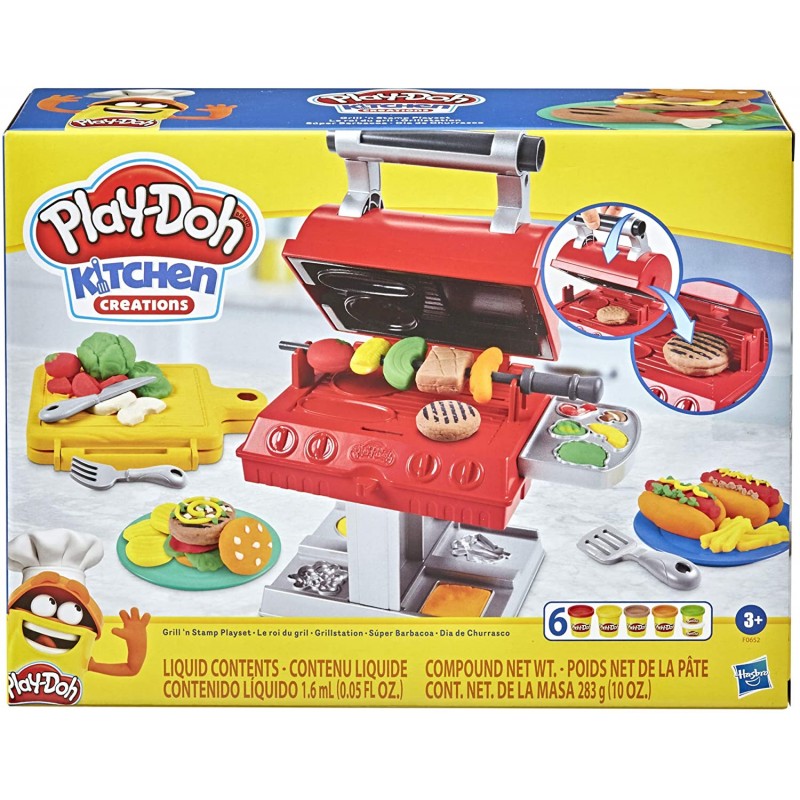 Play-Doh Kitchen Creations Grill N Stamp Playset F0652 F06525L00