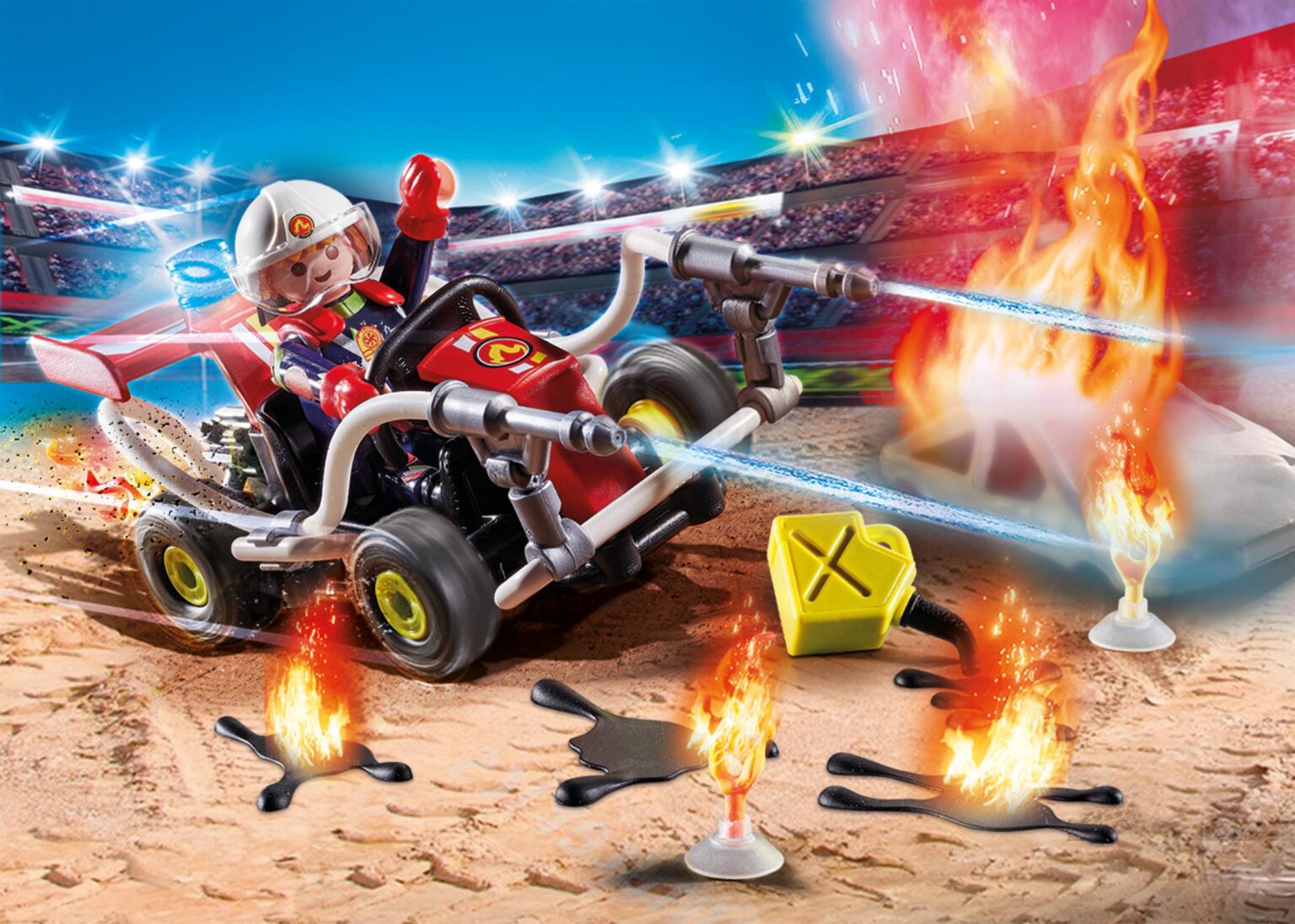 Playmobil Stunt Show Γουρούνα Πυροσβεστικής 70554