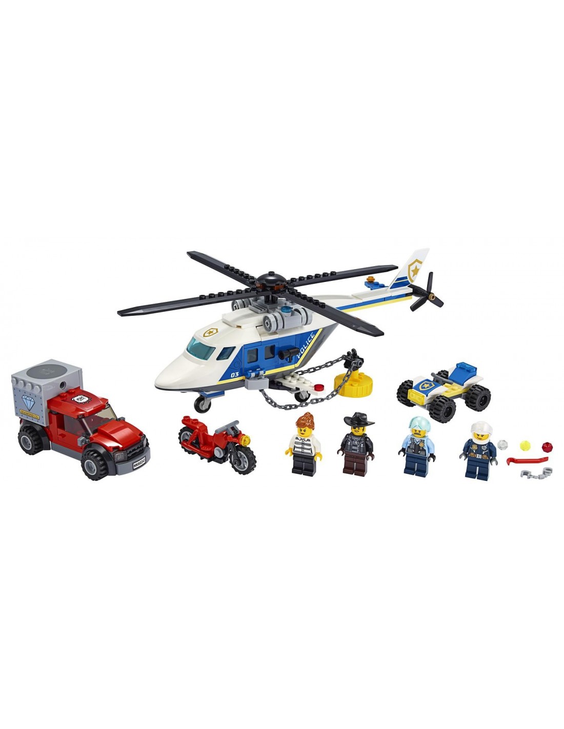 LEGO City Police Καταδίωξη Με Αστυνομικό Ελικόπτερο 60243 - LEGO, LEGO City