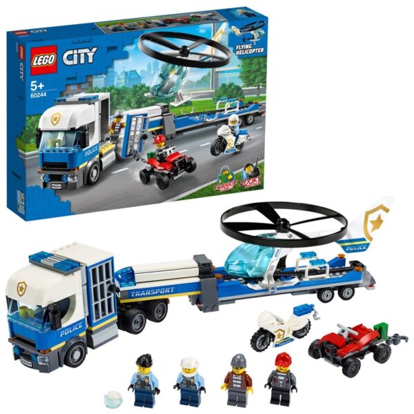 Lego City Police Μεταφορικό Αστυνομικού Ελικοπτέρου 60244 5-7 ετών, 7-12 ετών Αγόρι LEGO, Lego City 