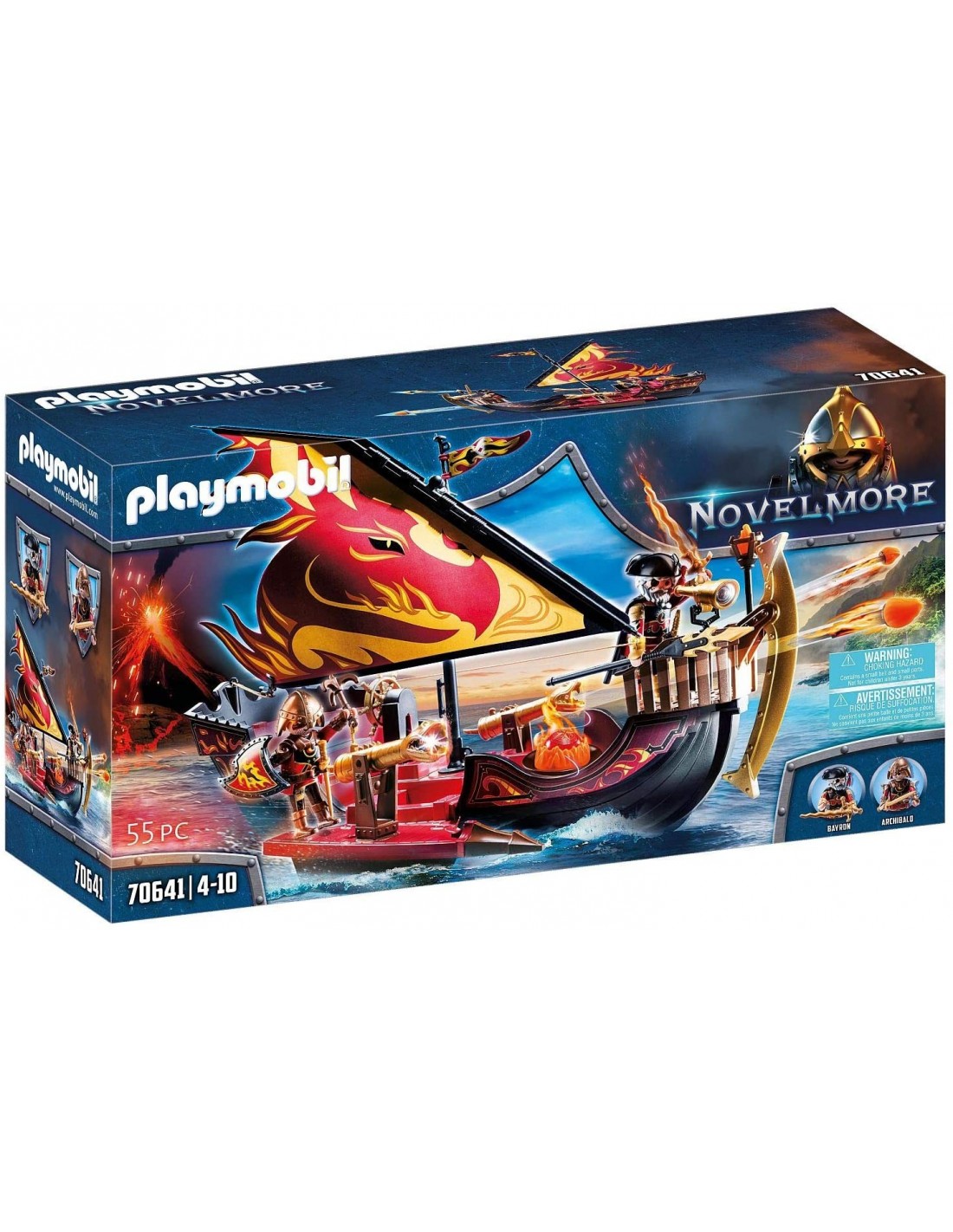 Playmobil Novelmore Πλοίο Της Φωτιάς Του Burnham 70641 - Playmobil, Playmobil Novelmore