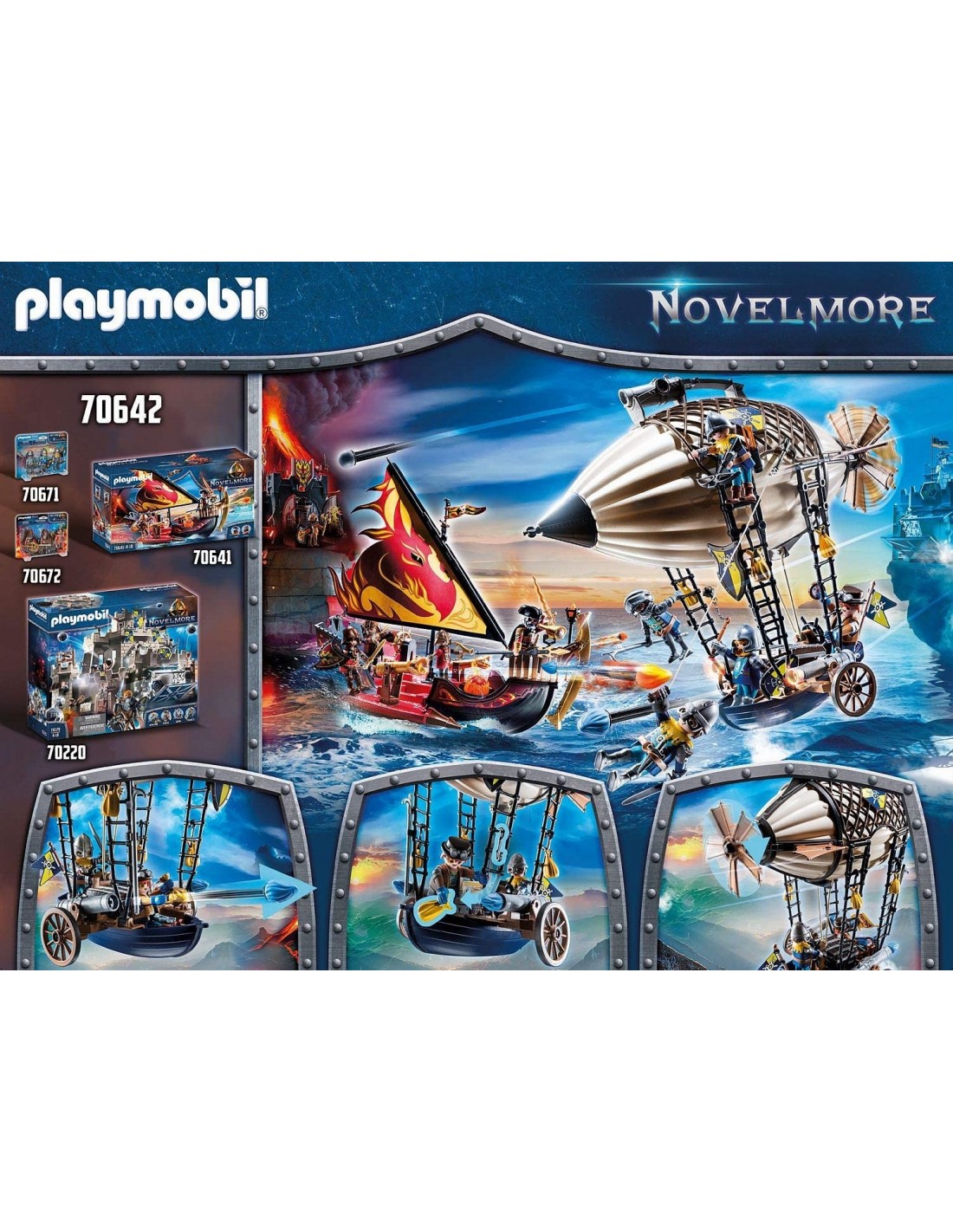 Playmobil Novelmore Ζέπελιν Του Novelmore 70642 - Playmobil, Playmobil Novelmore