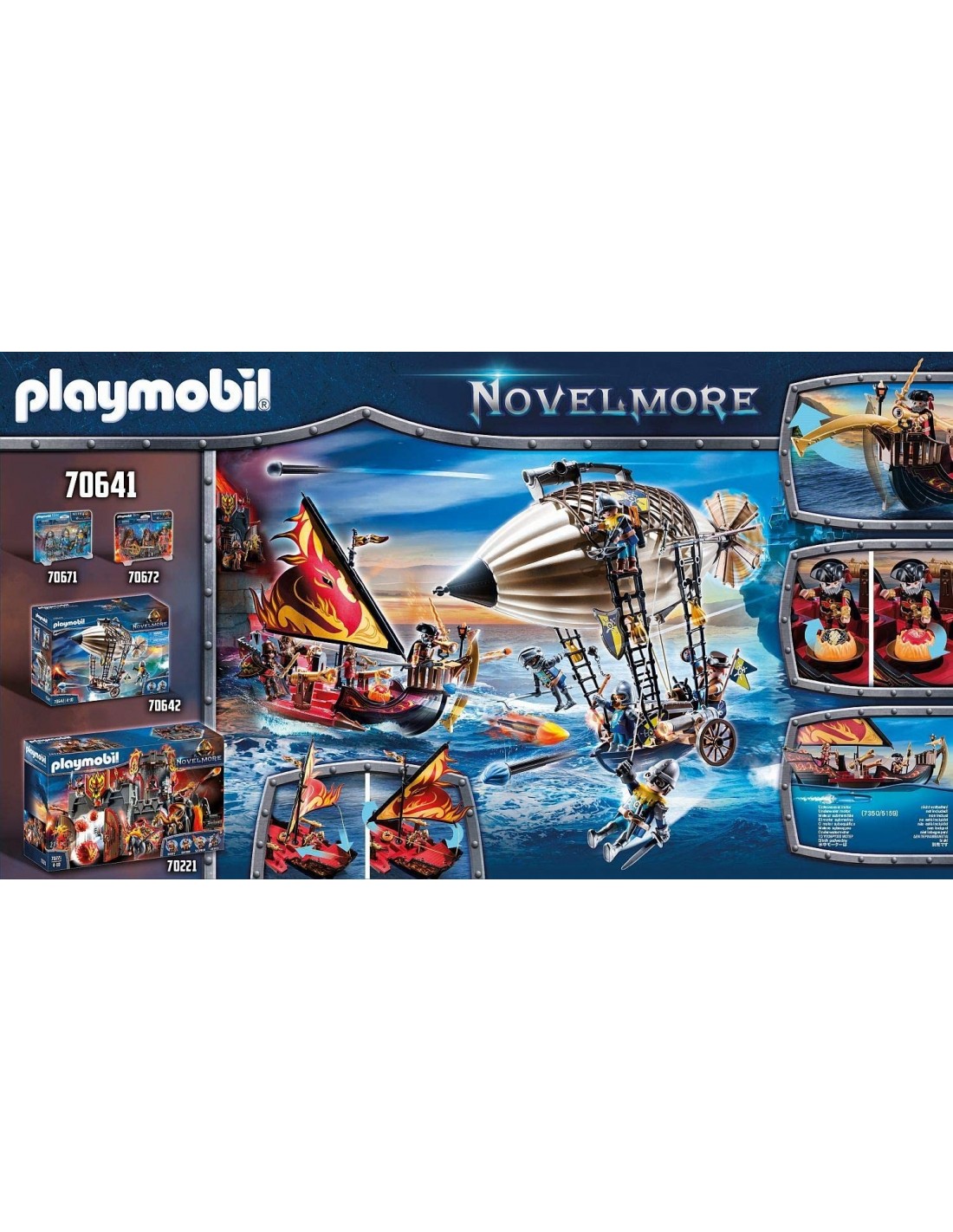 Playmobil Novelmore Πλοίο Της Φωτιάς Του Burnham 70641 - Playmobil, Playmobil Novelmore