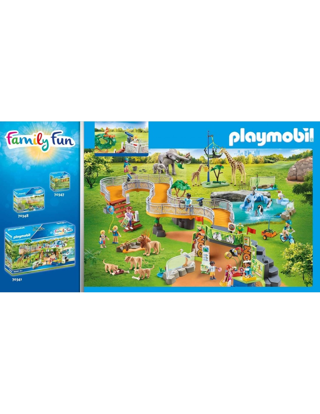 Playmobil Family Fun Οικογένεια Λιονταριών 70343