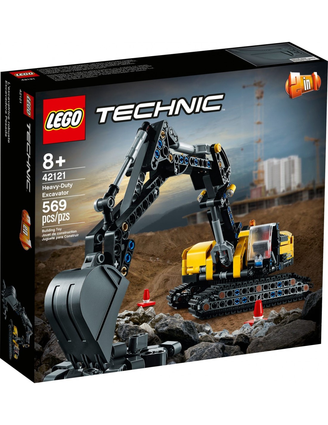 LEGO Heavy-Duty Excavator 42121 - LEGO, LEGO Technic