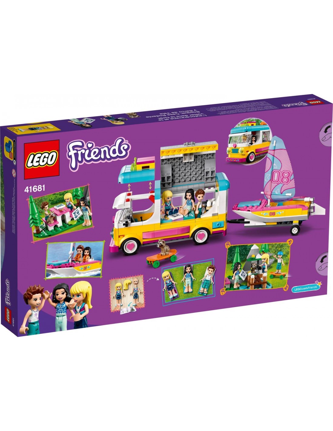 LEGO Friends Τροχόσπιτο και Ιστιοπλοϊκό του Δάσους  41681 - LEGO, LEGO Friends