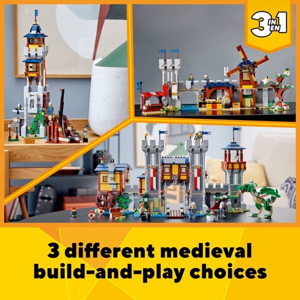  LEGO, LEGO Creator Αγόρι 12 ετών +, 7-12 ετών LEGO Creator Μεσαιωνικό Κάστρο  31120