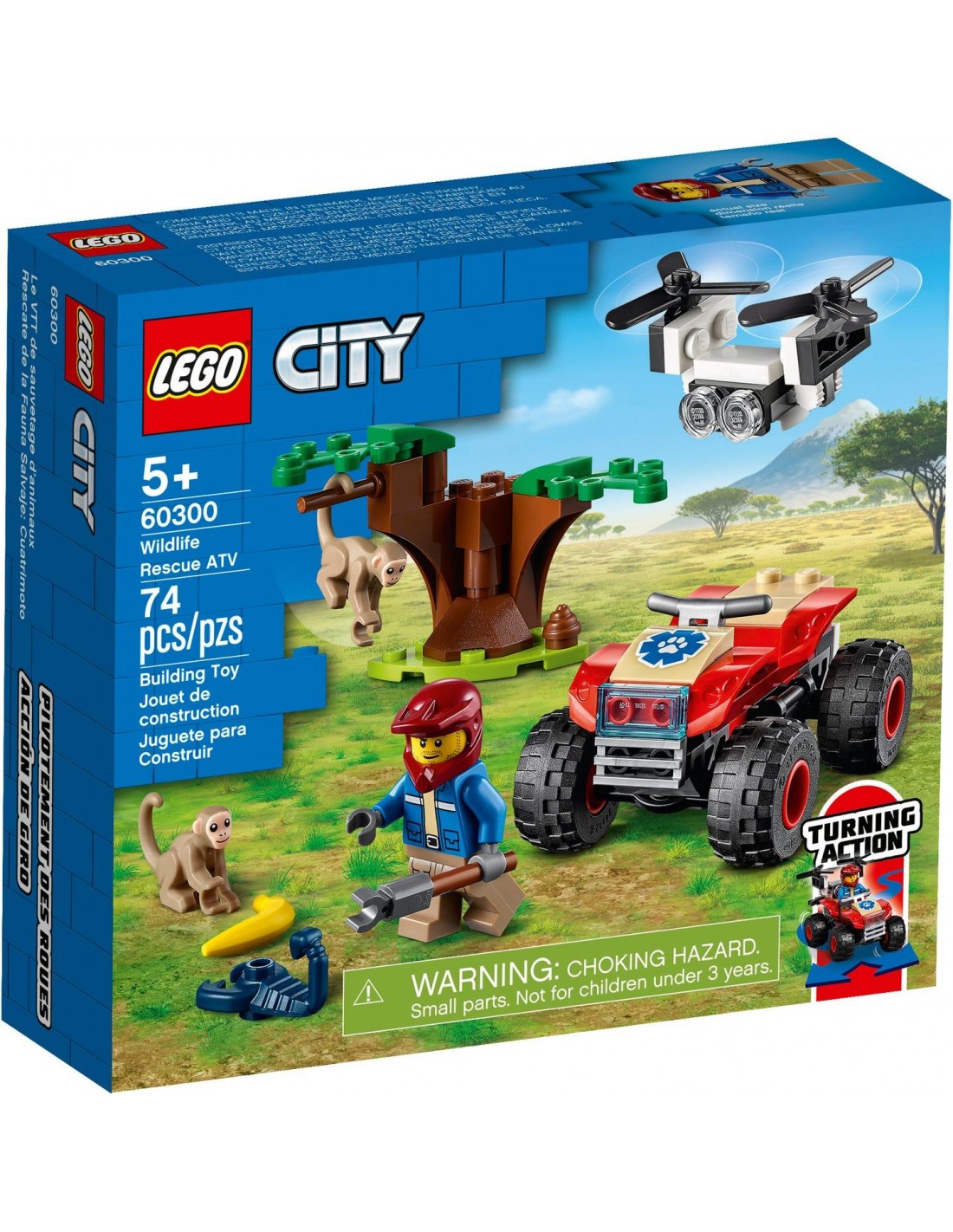 LEGO City Wildlife ATV Διάσωσης Άγριων Ζώων  60300 - LEGO, LEGO City