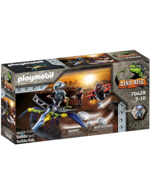Playmobil Dino Rise Πτεροδάκτυλος και μαχητές με drone 70628 - Playmobil, Playmobil Dino Rise