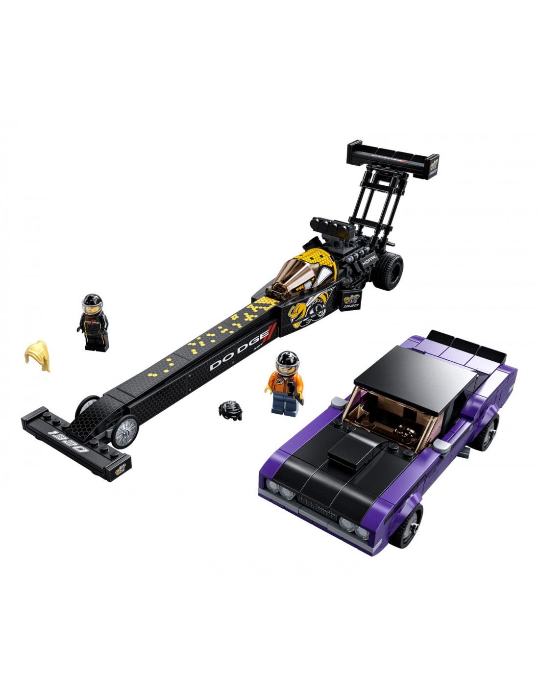 LEGO Speed Champions Mopar Dodge//SRT Top Fuel Dragster and 1970 Dodge Challenger T/A  76904 - LEGO, LEGO Speed Champions