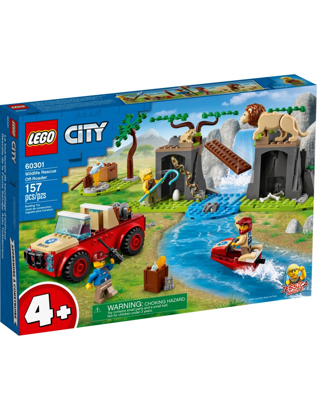 LEGO City Wildlife Εκτός Δρόμου Όχημα Διάσωσης Άγριων Ζώων  60301 - LEGO, LEGO City