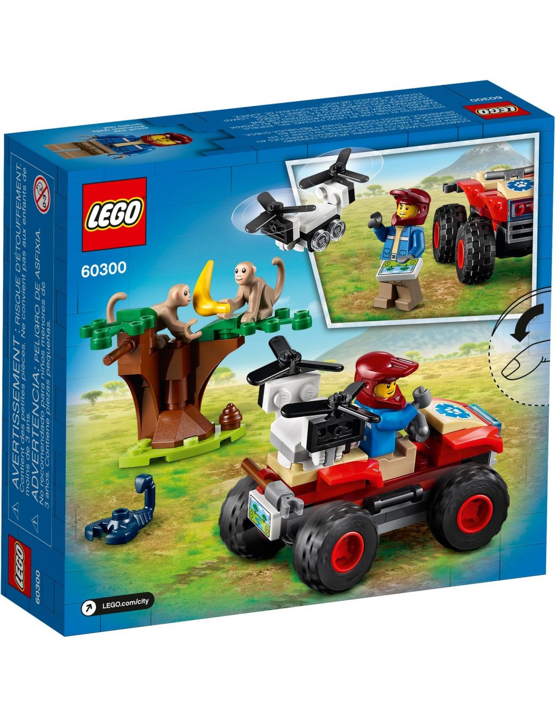 LEGO City Wildlife ATV Διάσωσης Άγριων Ζώων  60300 - LEGO, LEGO City