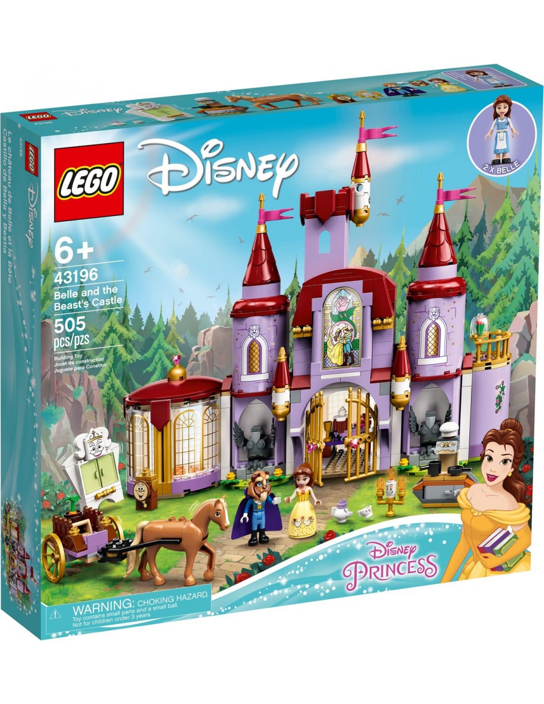 LEGO Disney Princess Το Κάστρο της Μπελ και του Τέρατος  43196 - LEGO, LEGO Disney Princess