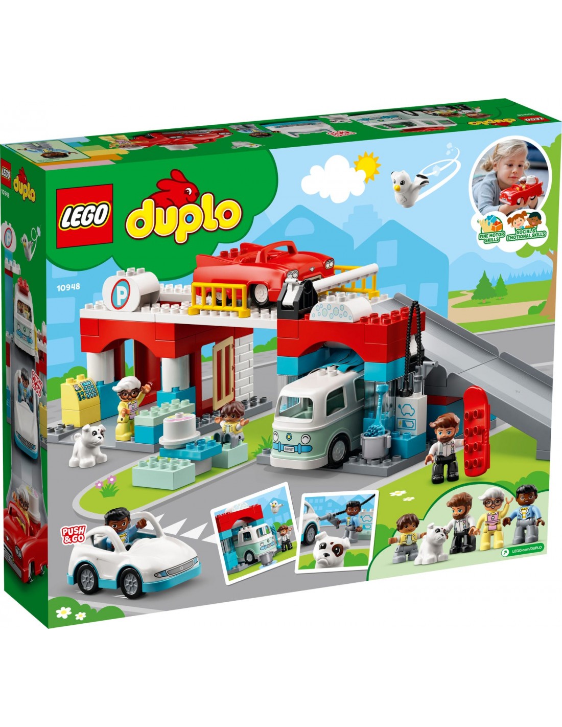 Lego DUPLO Town Γκαράζ Στάθμευσης και Πλυντήριο Αυτοκινήτων  10948 - LEGO, LEGO Duplo