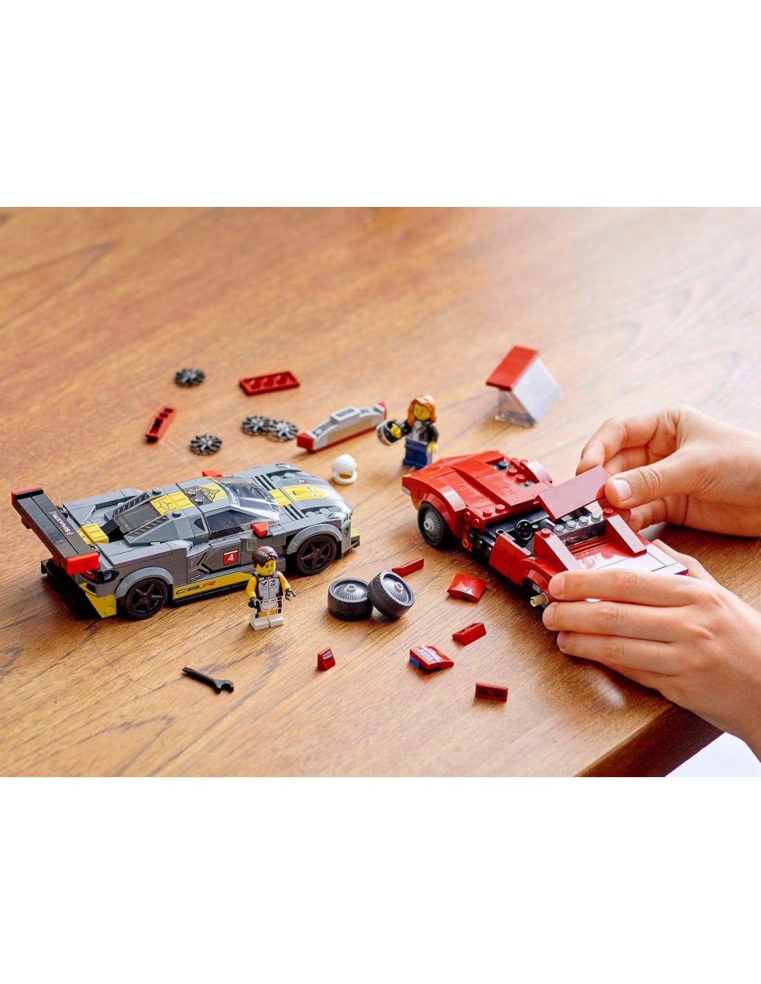 LEGO Speed Champions Chevrolet Corvette C8.R Race Car and 1968 Chevrolet Corvette  76903 - LEGO, LEGO Speed Champions