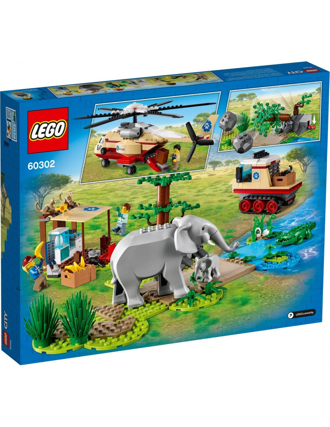 LEGO City Wildlife Επιχείρηση Διάσωσης Άγριων Ζώων  60302 - LEGO, LEGO City