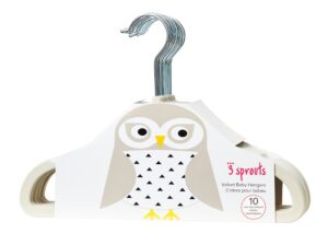 3Sprouts Kρεμάστρες Owl (set of 10) - 3Sprouts