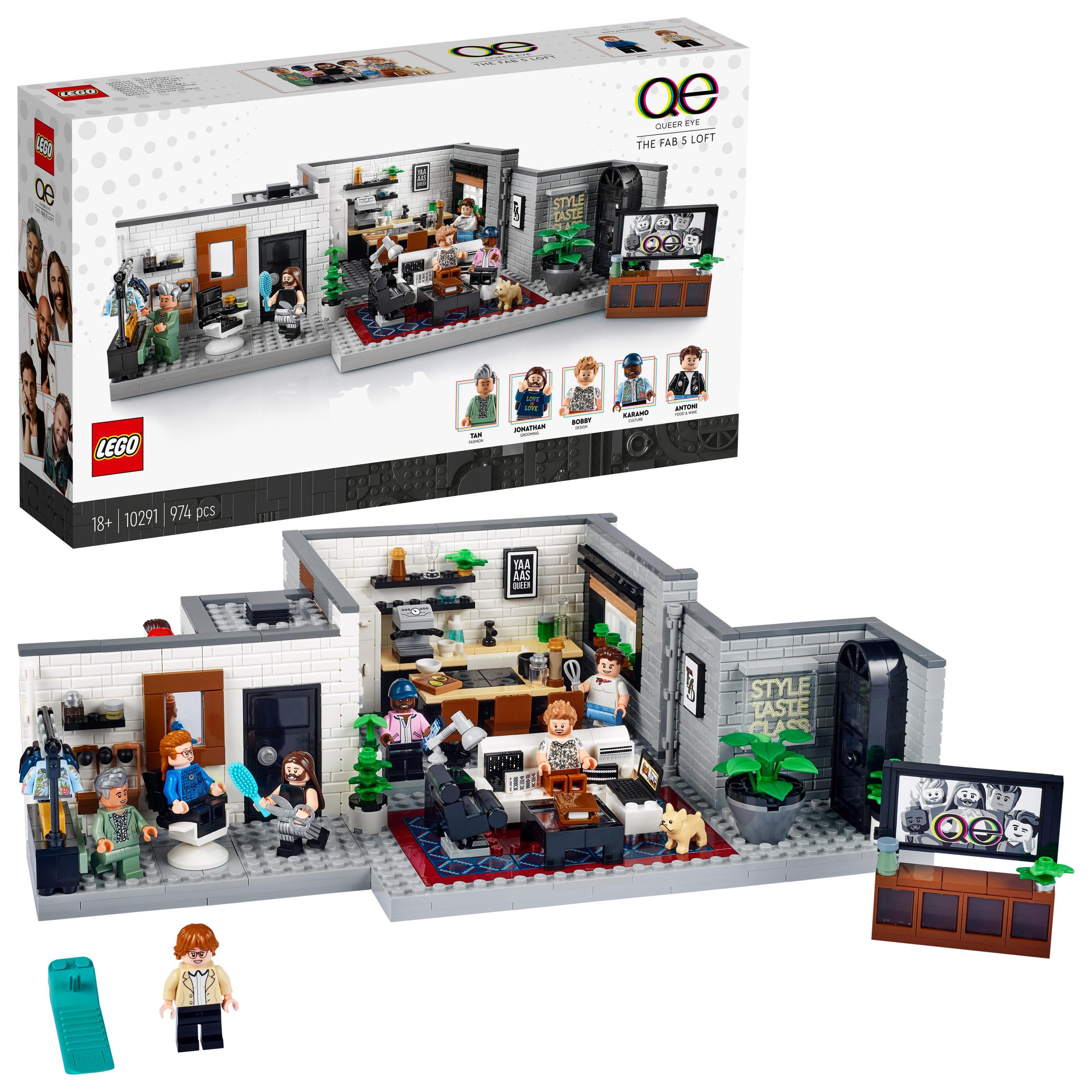 LEGO Loft Fab Five Queer Eye - Loft 10291 - LEGO, LEGO Creator