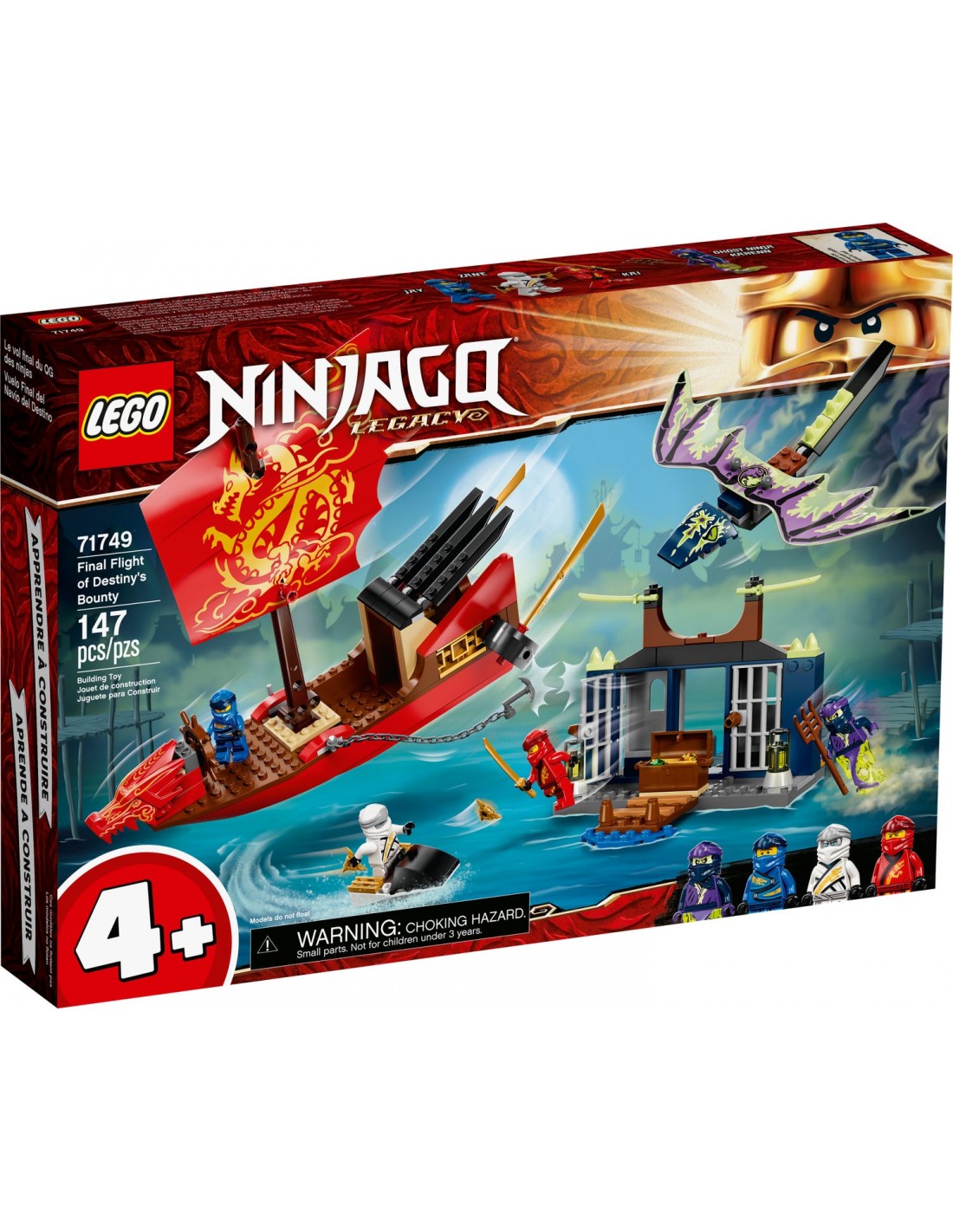 LEGO Ninjago Η Τελική Πτήση του Ντέστινις Μπάουντι  71749 - LEGO, LEGO Ninjago