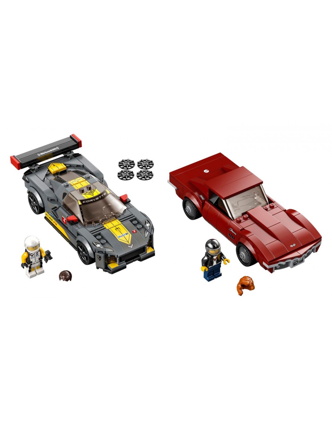 LEGO Speed Champions Chevrolet Corvette C8.R Race Car and 1968 Chevrolet Corvette  76903 - LEGO, LEGO Speed Champions