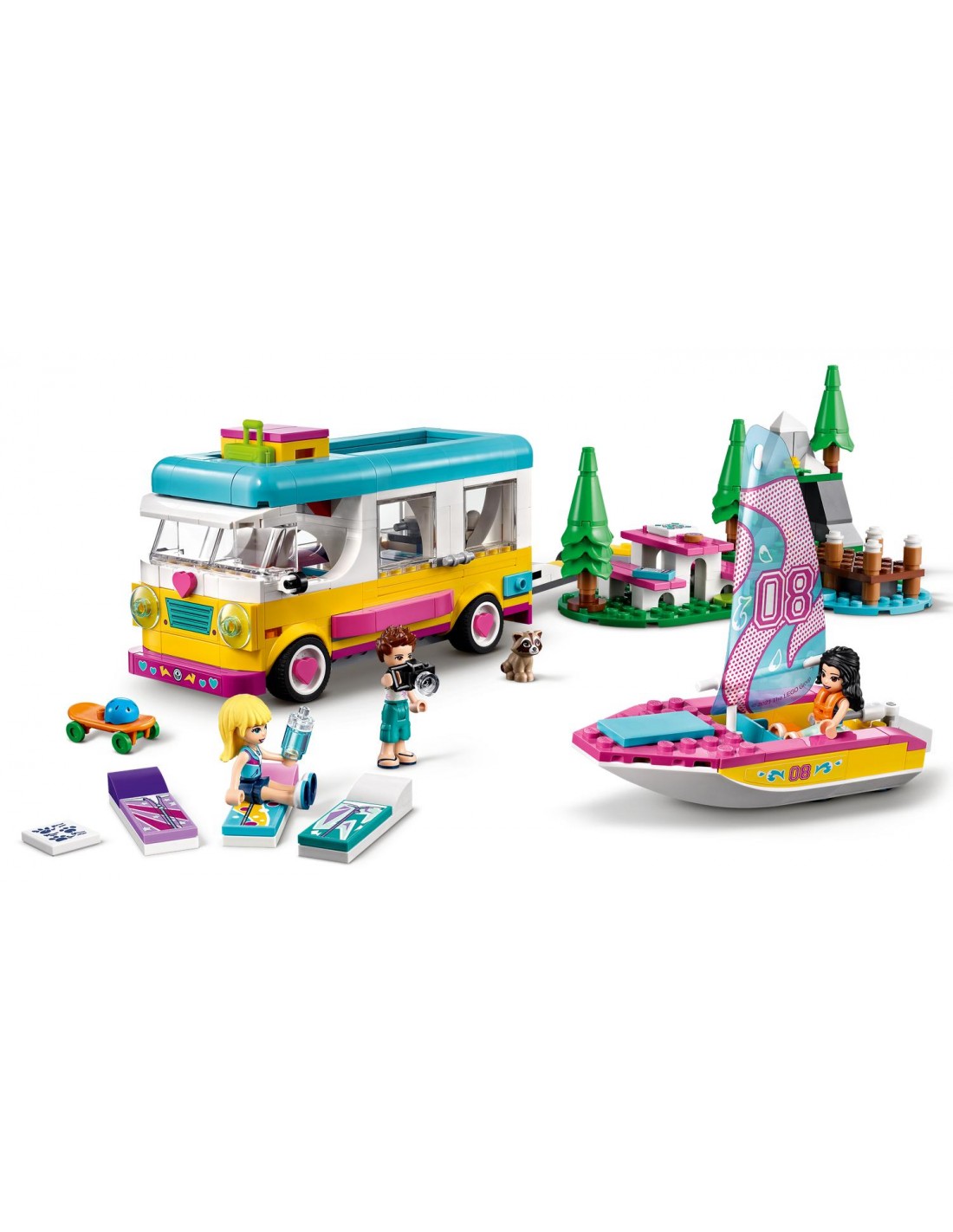 LEGO Friends Τροχόσπιτο και Ιστιοπλοϊκό του Δάσους  41681 - LEGO, LEGO Friends