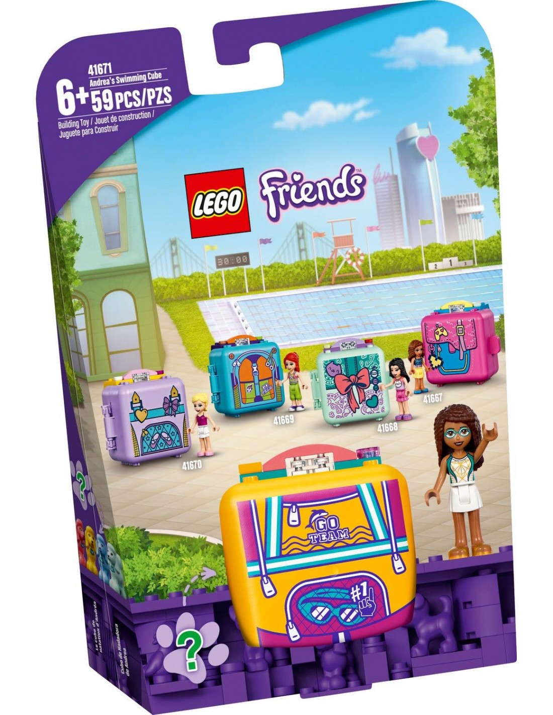 LEGO Friends Κύβος Κολύμβησης της Άντρεα  41671 - LEGO, LEGO Friends