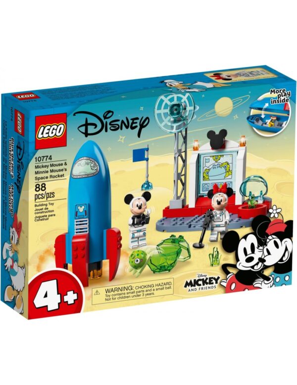 Lego Disney Διαστημικός Πύραυλος του Μίκυ Μάους & της Μίννι Μάους  10774 LEGO, Lego Disney Αγόρι 4-5 ετών, 5-7 ετών Disney