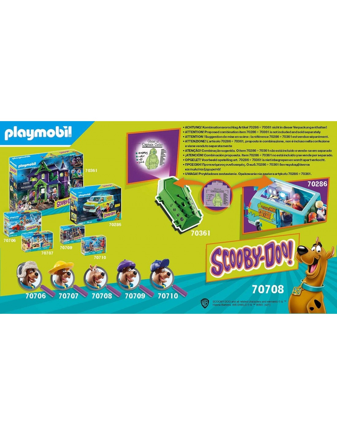 Playmobil Scooby-Doo! 70708 Περιπέτεια με τον Ghost Diver - Playmobil, Playmobil Scooby-Doo