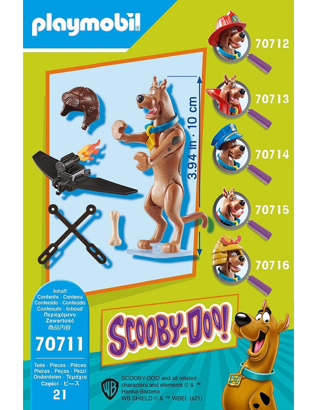 Playmobil Scooby-Doo! 70711 Συλλεκτική φιγούρα Scooby Πιλότος - Playmobil, Playmobil Scooby-Doo