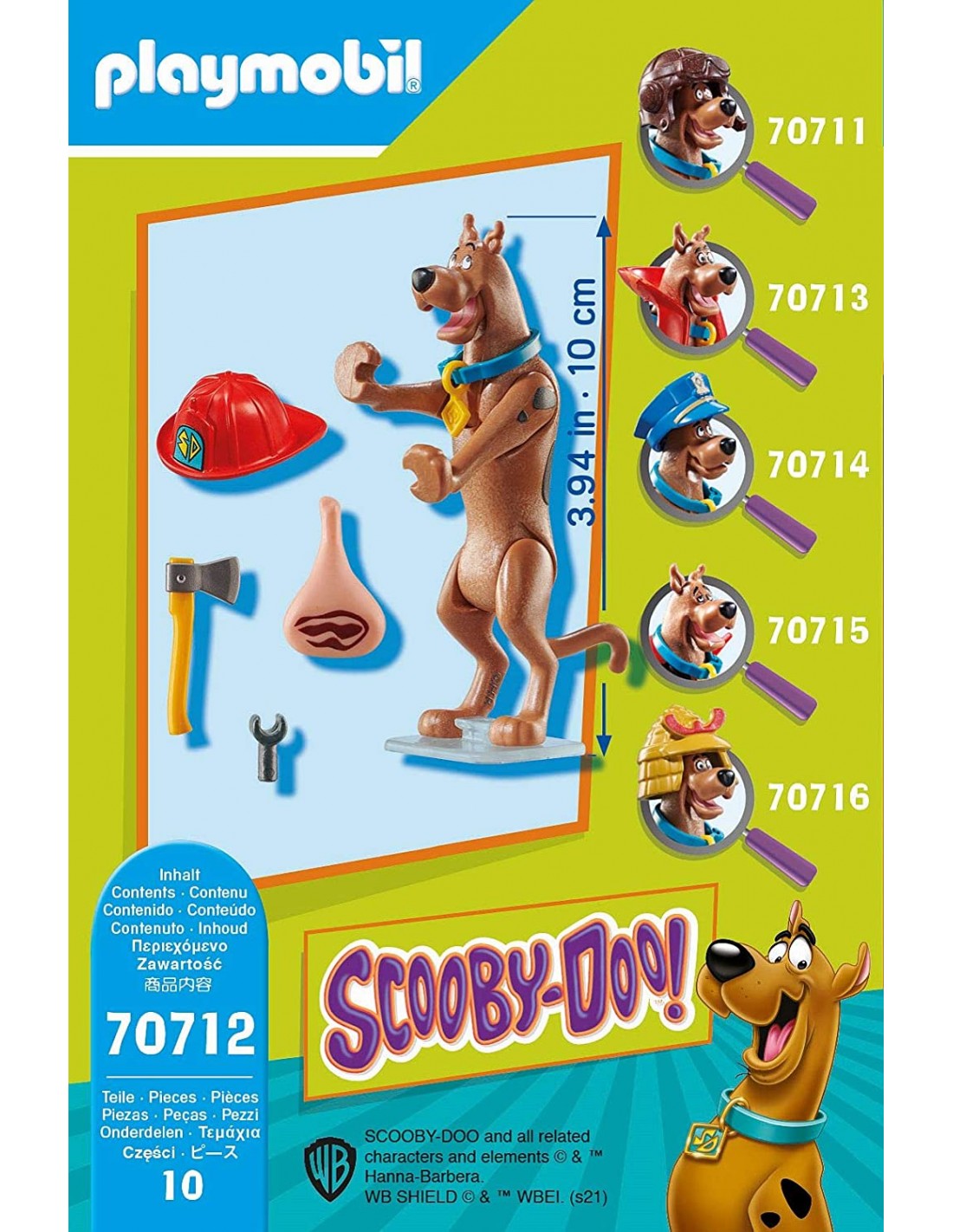 Playmobil Scooby-Doo! 70712 Συλλεκτική φιγούρα Scooby Πυροσβέστης - Playmobil, Playmobil Scooby-Doo