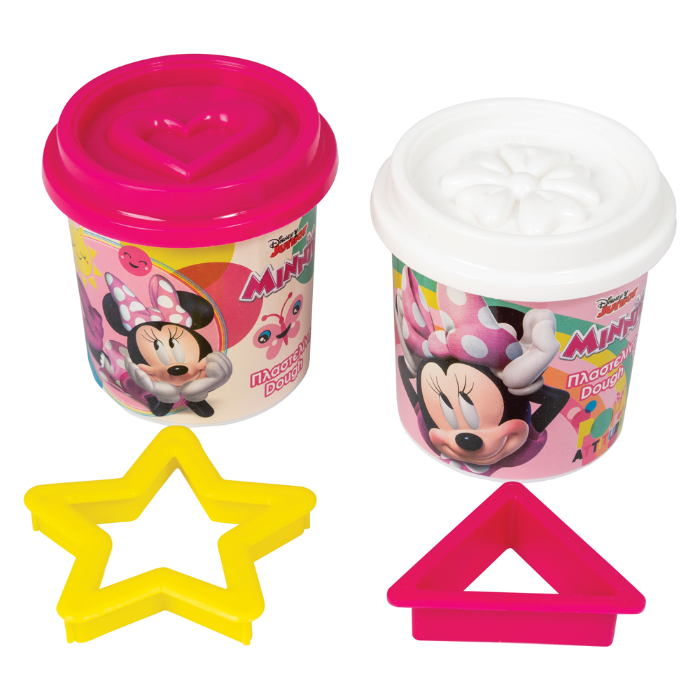 As Πλαστελίνα Minnie Σετ 2 βαζακια 4oz Με 2 Cutters   1045-03548 - Πλαστελίνα