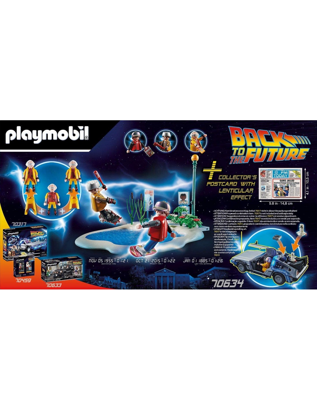 Playmobil Back To The Future 70634 Περιπέτειες με τα Ιπτάμενα Πατίνια - Playmobil, Playmobil Back To The Future