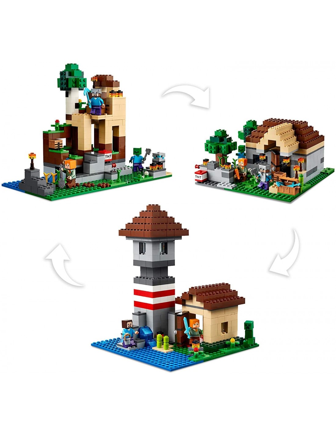 Minecraft Το Κουτί για Κατασκευές 3.0 21161 - LEGO, LEGO Minecraft