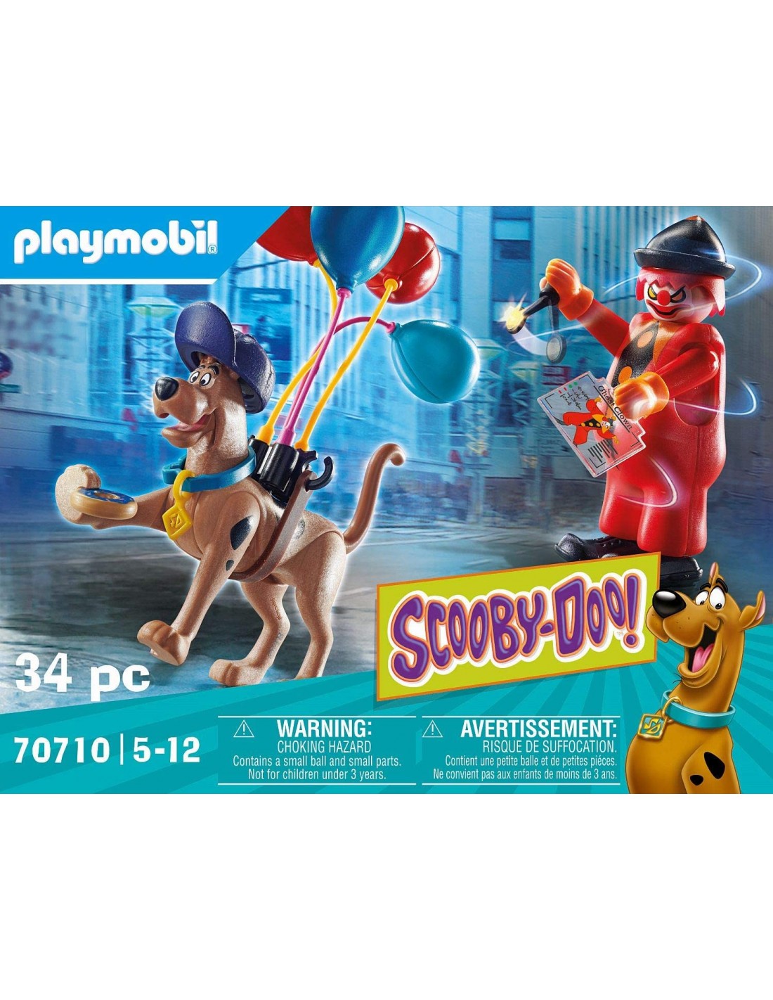 Playmobil Scooby-Doo! 70710 Περιπέτεια με τον Ghost Clown - Playmobil, Playmobil Scooby-Doo