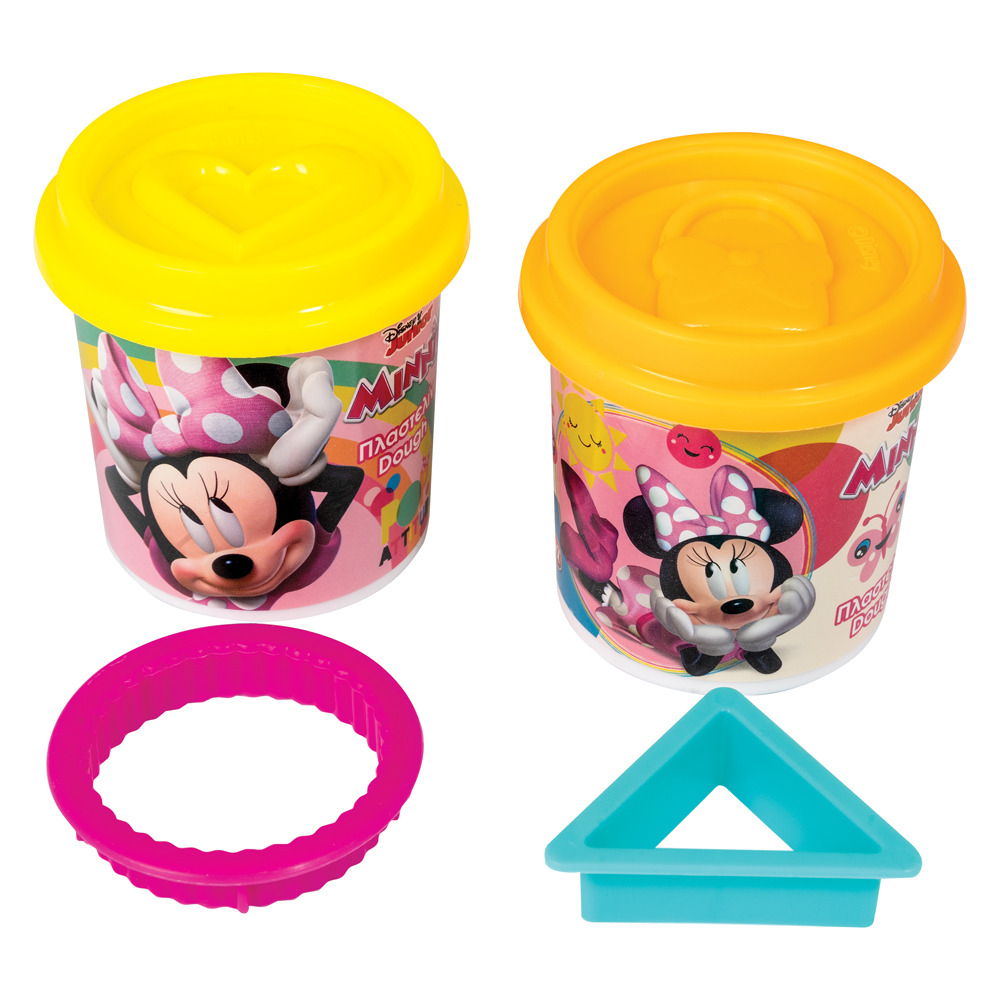 As Πλαστελίνα Minnie Σετ 2 βαζακια 4oz Με 2 Cutters   1045-03548 - Πλαστελίνα