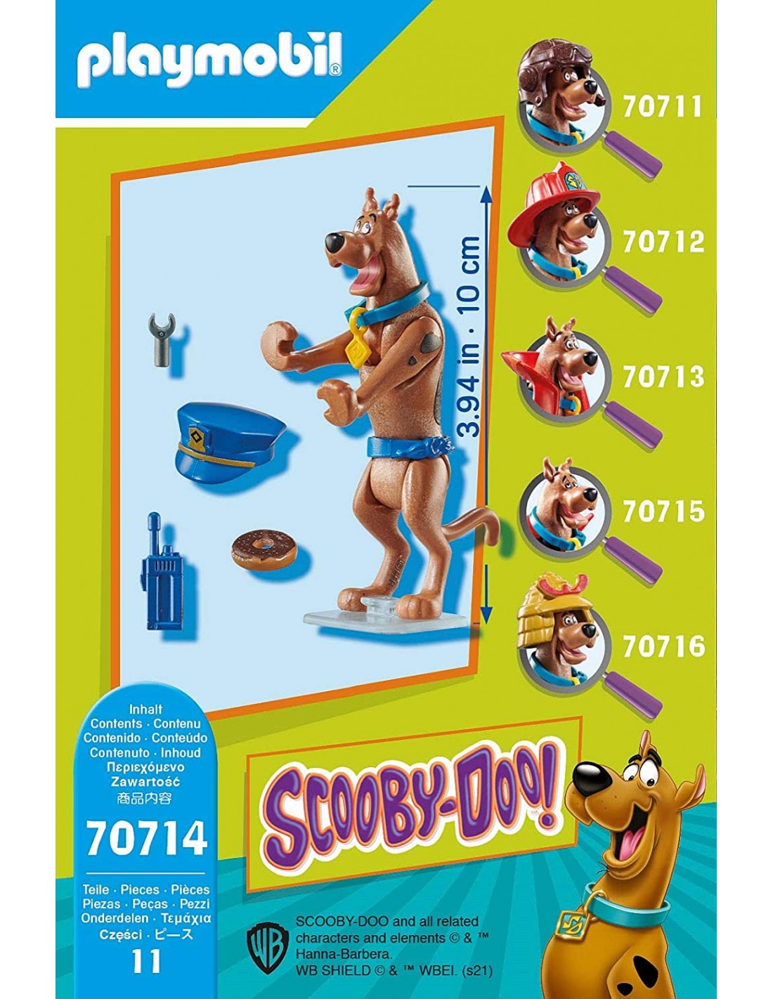 Playmobil Scooby-Doo! 70714 Συλλεκτική φιγούρα Scooby Αστυνομικός - Playmobil, Playmobil Scooby-Doo