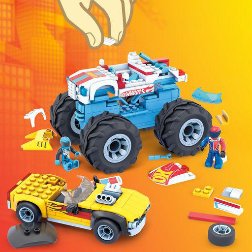 Mega Bloks  - Hot Wheels  Rodger Dodger & Hot Wheels Racing Οχήματα (251 τμχ) GYG22 - Hot Wheels