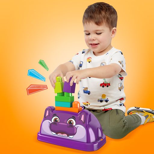 Mega Bloks Κουβαδάκι Με Τουβλάκια Ιπποπόταμος GRV21 - Fisher-Price, Mega Bloks