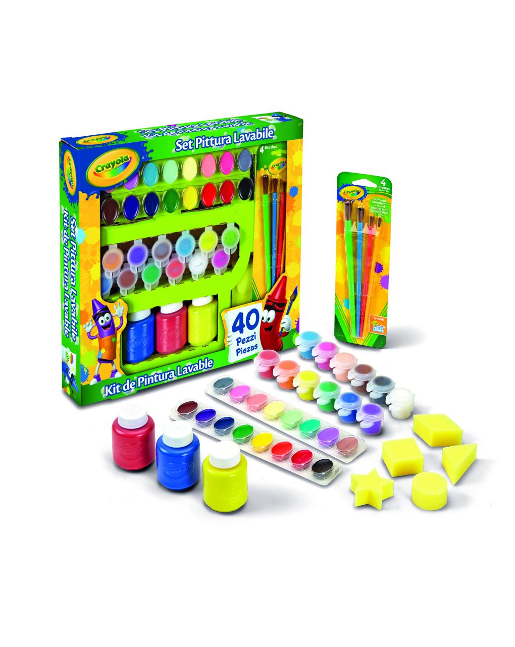 Crayola - Σετ Ζωγραφικής με Τέμπερες 54-0155 - Crayola