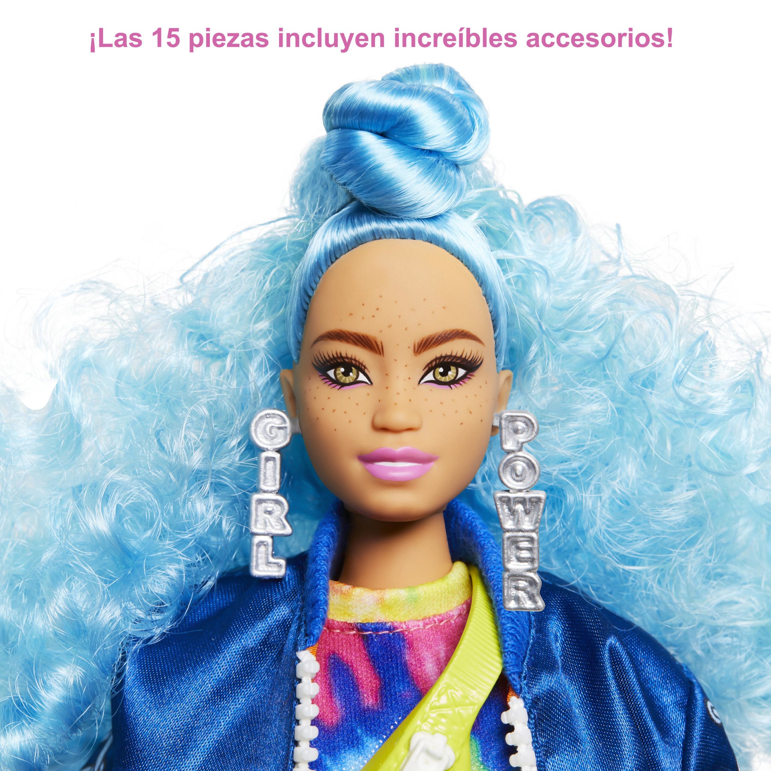 Barbie Extra Blue Curly Hair 4 GRN30 - Barbie