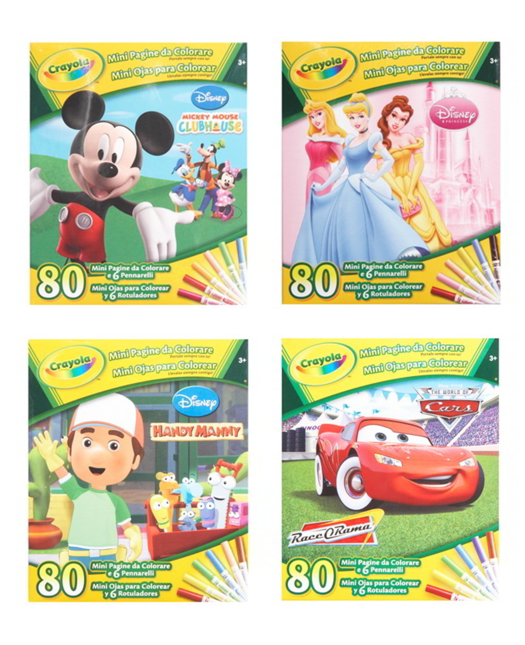 Crayola Disney Μίνι Σελίδες Ζωγραφικής - Disney