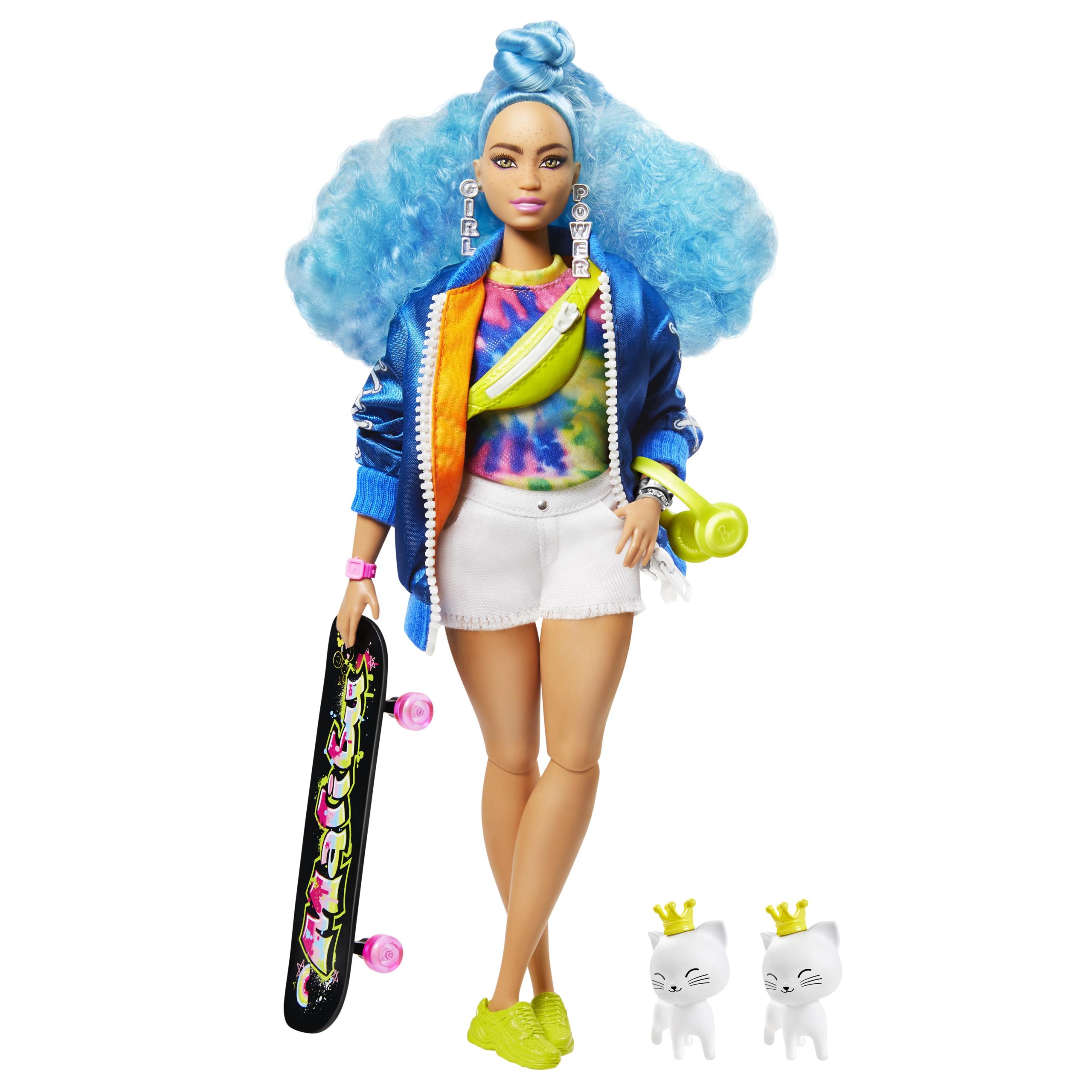 Barbie Extra Blue Curly Hair 4 GRN30 - Barbie