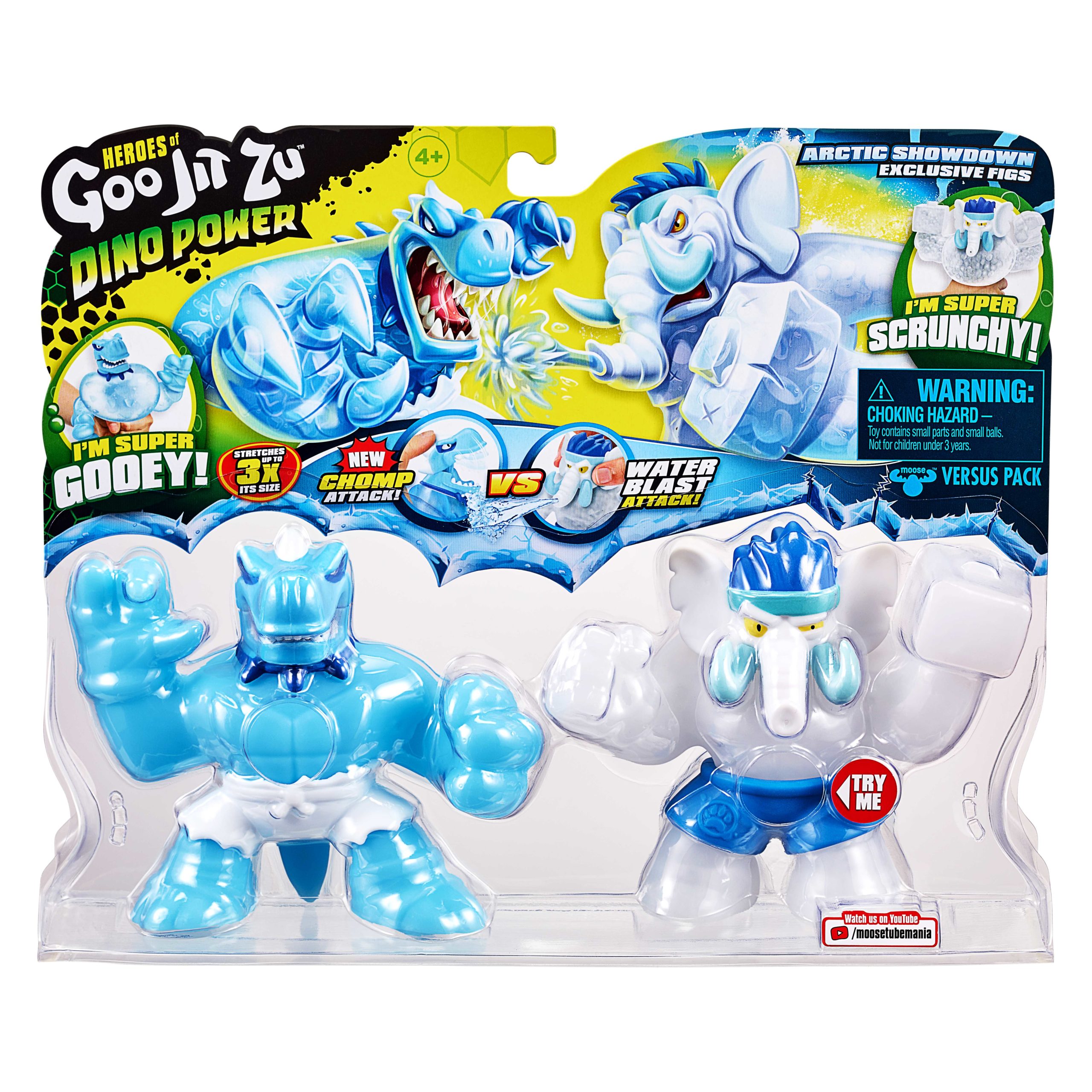 Goo Jit Zu S3 Φιγούρες Dino Powerbattle Pack 2 Ήρωες (2 Σετ) GJT15000 - Giochi Preziosi, Goo Jit Zu