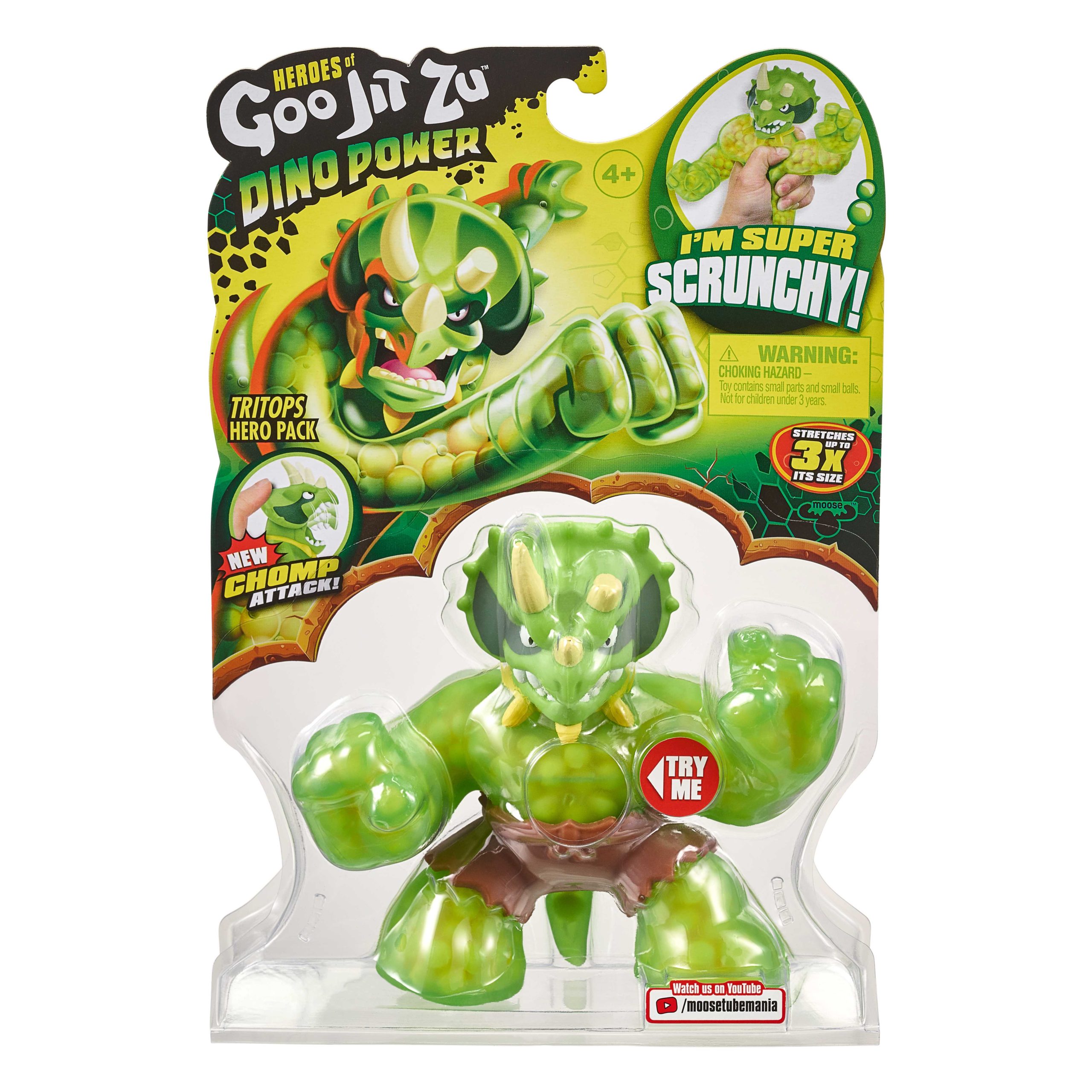 Goo Jit Zu S3 Φιγούρα Dino Power - 1 Ήρωας (7 Σχέδια) GJT11000 - Giochi Preziosi, Goo Jit Zu