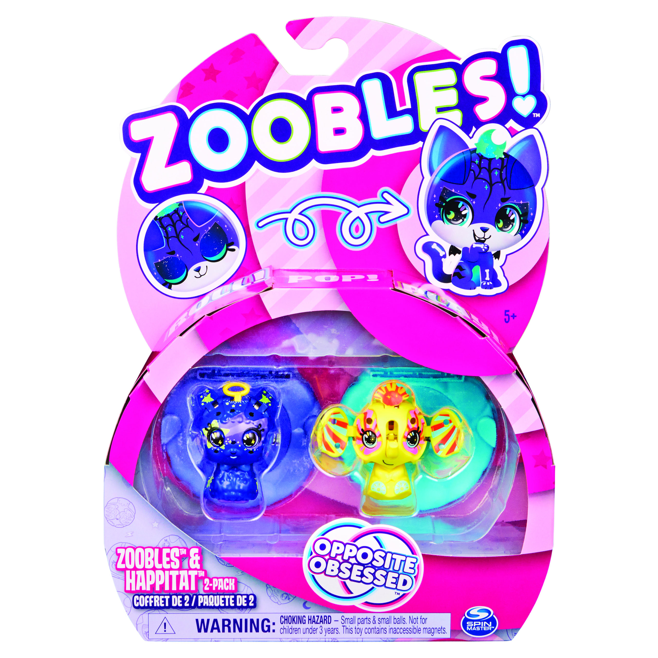 Zoobles Ζωάκια Σετ των 2 (4 Σχέδια) 6061774 - Zoobles